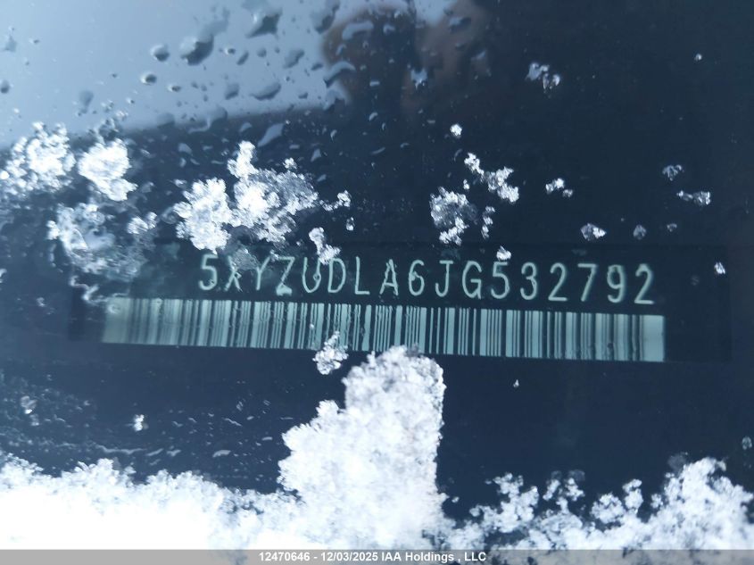 2018 Hyundai Santa Fe Sport 2.0T Se VIN: 5XYZUDLA6JG532792 Lot: 12470646