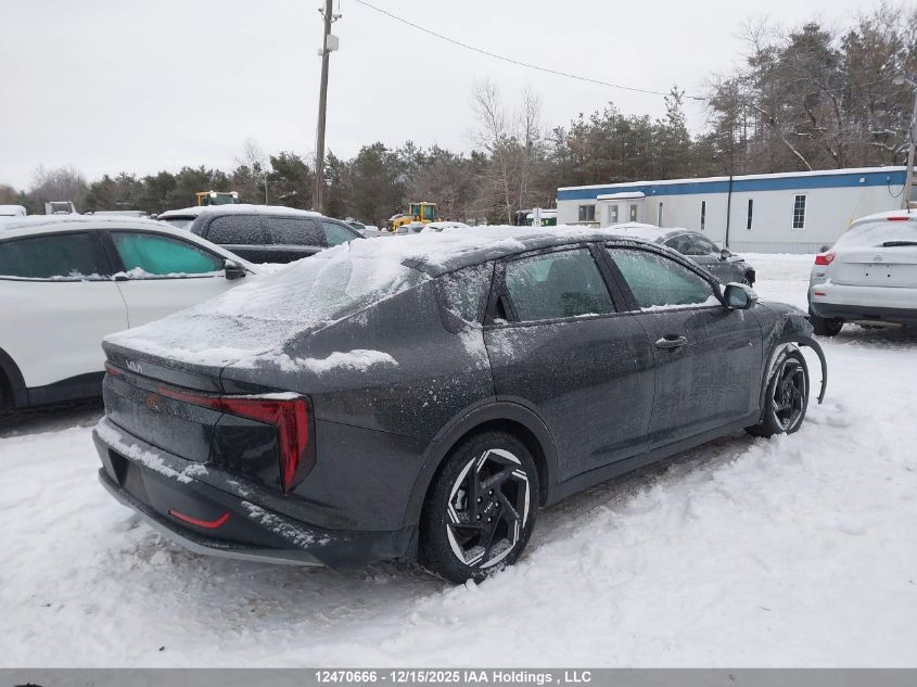 2025 Kia K4 Ex/Ex+ VIN: 3KPFU4DE3SE076558 Lot: 12470666