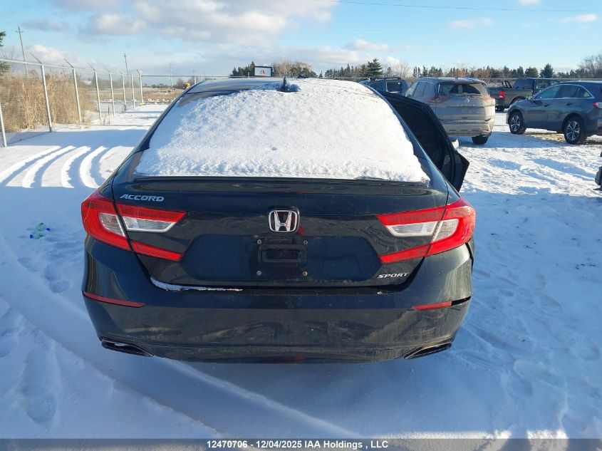2019 Honda Accord Sport 1.5T VIN: 1HGCV1F39KA806763 Lot: 12470706