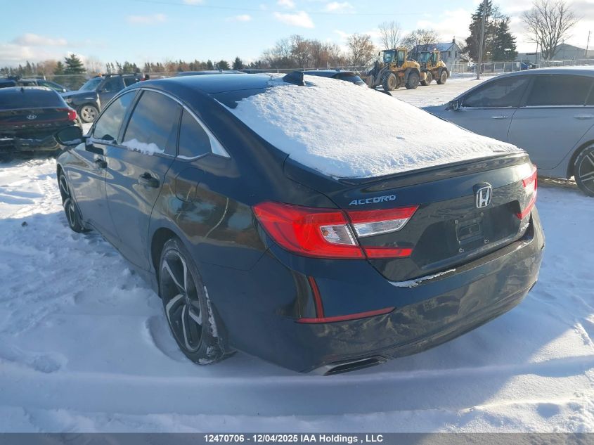 2019 Honda Accord Sport 1.5T VIN: 1HGCV1F39KA806763 Lot: 12470706