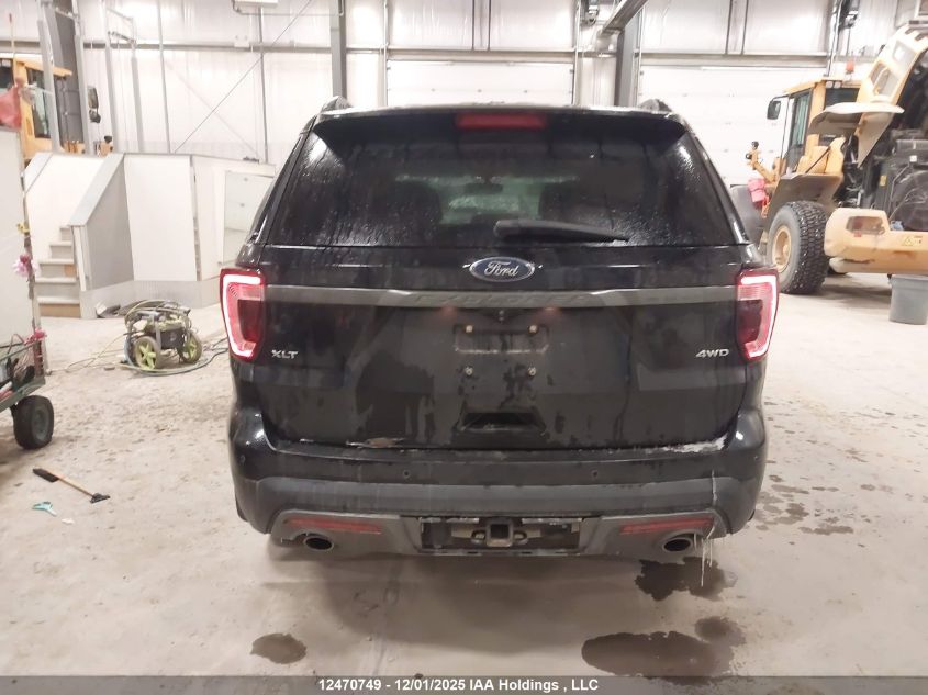 2017 Ford Explorer Xlt VIN: 1FM5K8D87HGE06077 Lot: 12470749