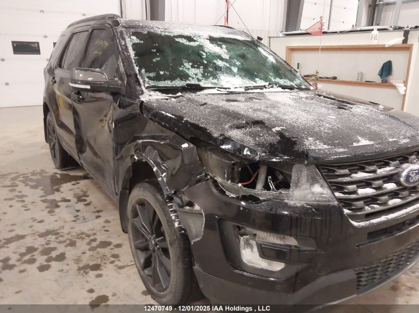 2017 Ford Explorer Xlt VIN: 1FM5K8D87HGE06077 Lot: 12470749