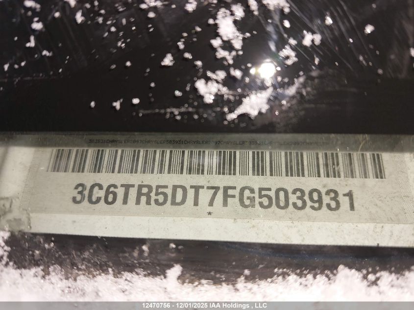 2015 Ram 2500 Slt VIN: 3C6TR5DT7FG503931 Lot: 12470756