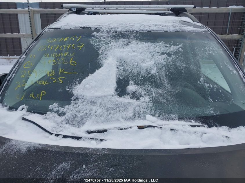 2011 Subaru Forester 2.5 X Convenience Package VIN: JF2SHEBCXBH713886 Lot: 12470757