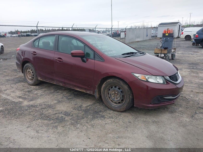 2HGFB2F42EH039705 2014 Honda Civic Lx auction photo 1