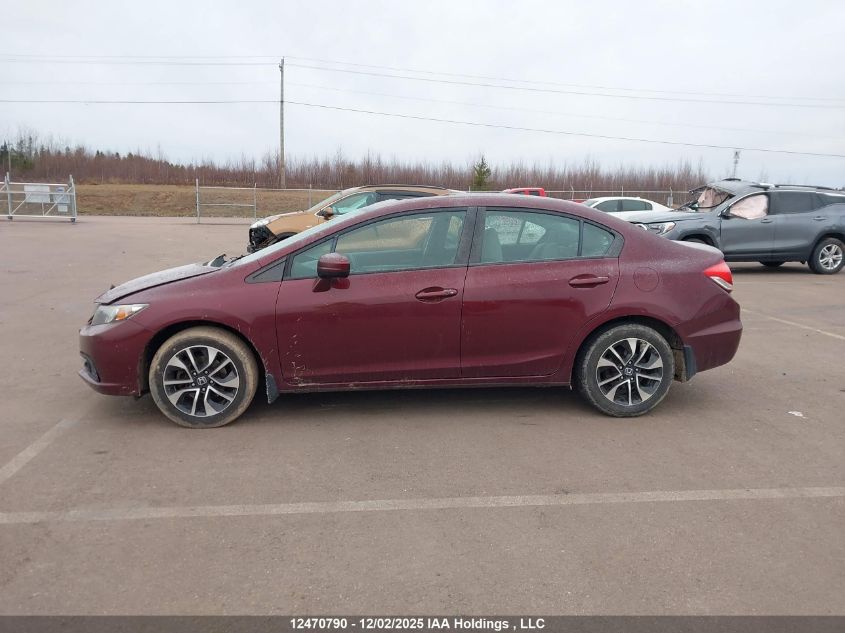 2015 Honda Civic Ex 4Dr VIN: 2HGFB2F5XFH061378 Lot: 12470790