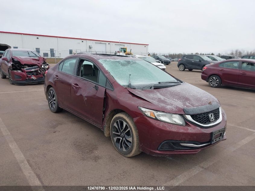 2015 Honda Civic Ex 4Dr VIN: 2HGFB2F5XFH061378 Lot: 12470790