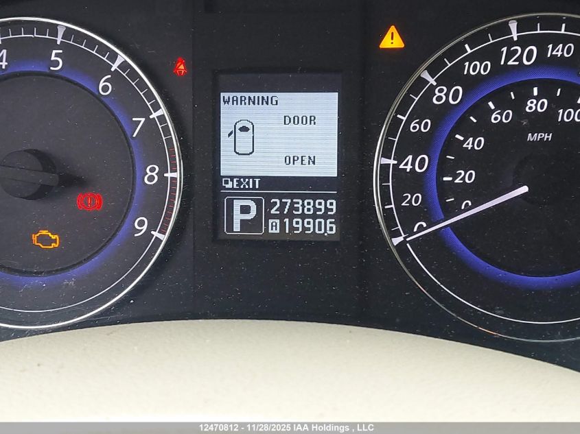 2011 Infiniti Ex35 VIN: JN1AJ0HR4BM852581 Lot: 12470812