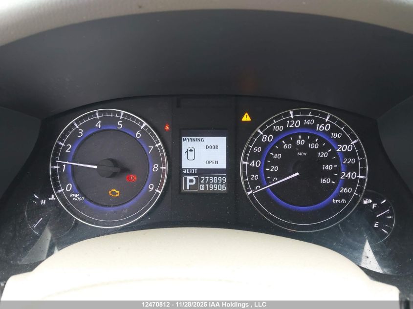 2011 Infiniti Ex35 VIN: JN1AJ0HR4BM852581 Lot: 12470812