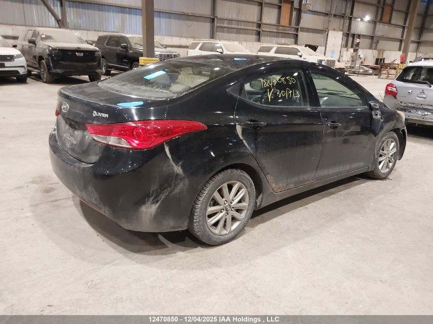 2013 Hyundai Elantra VIN: 5NPDH4AE0DH301713 Lot: 12470850