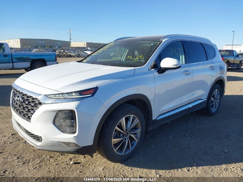 2020 Hyundai Santa Fe Preferred Awd With Sun And Leather Package VIN: 5NMS3CAD0LH245226 Lot: 12446378X