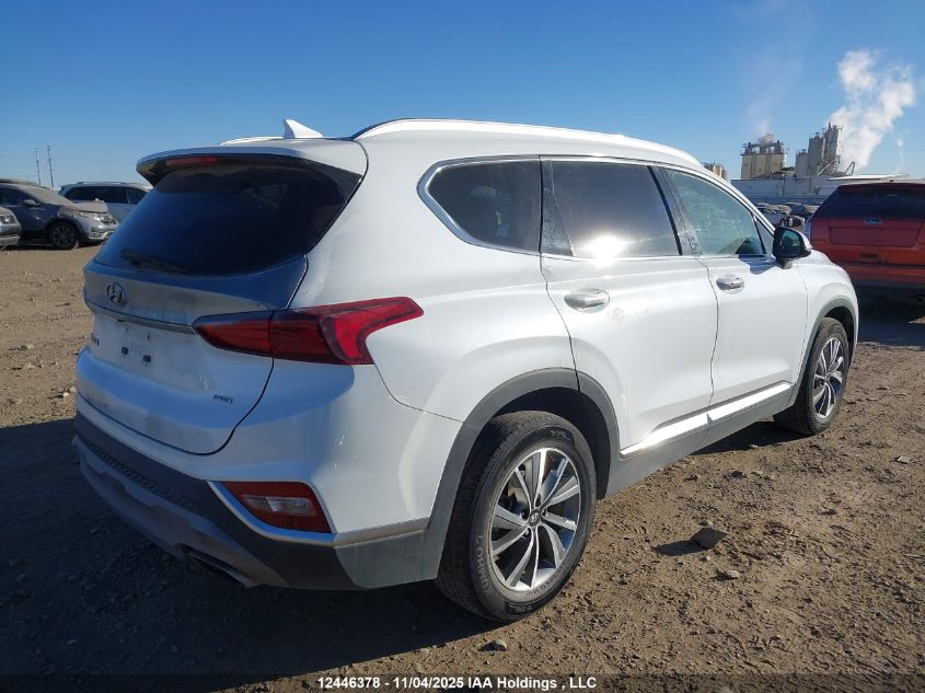 2020 Hyundai Santa Fe Preferred Awd With Sun And Leather Package VIN: 5NMS3CAD0LH245226 Lot: 12446378X