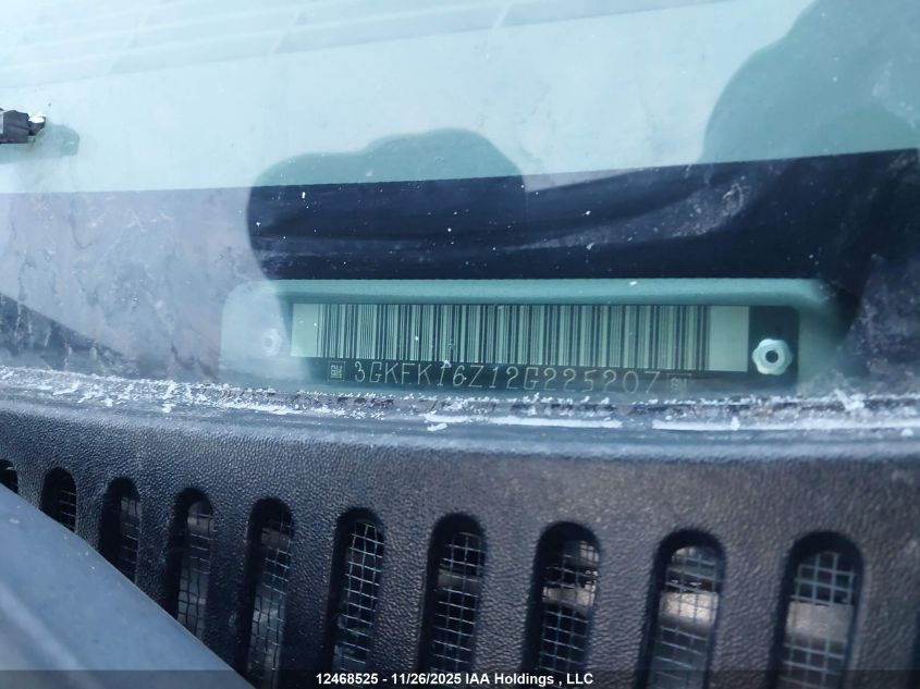 2002 GMC Yukon Xl 1500 Sle/Slt VIN: 3GKFK16Z12G225207 Lot: 12468525X