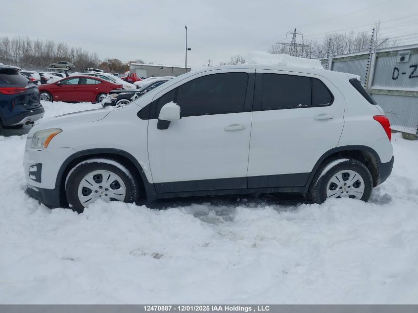 2013 Chevrolet Trax Ls VIN: 3GNCJKSB9DL211735 Lot: 12470887