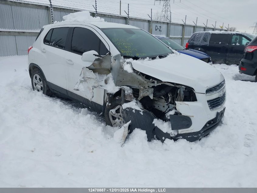 2013 Chevrolet Trax Ls VIN: 3GNCJKSB9DL211735 Lot: 12470887