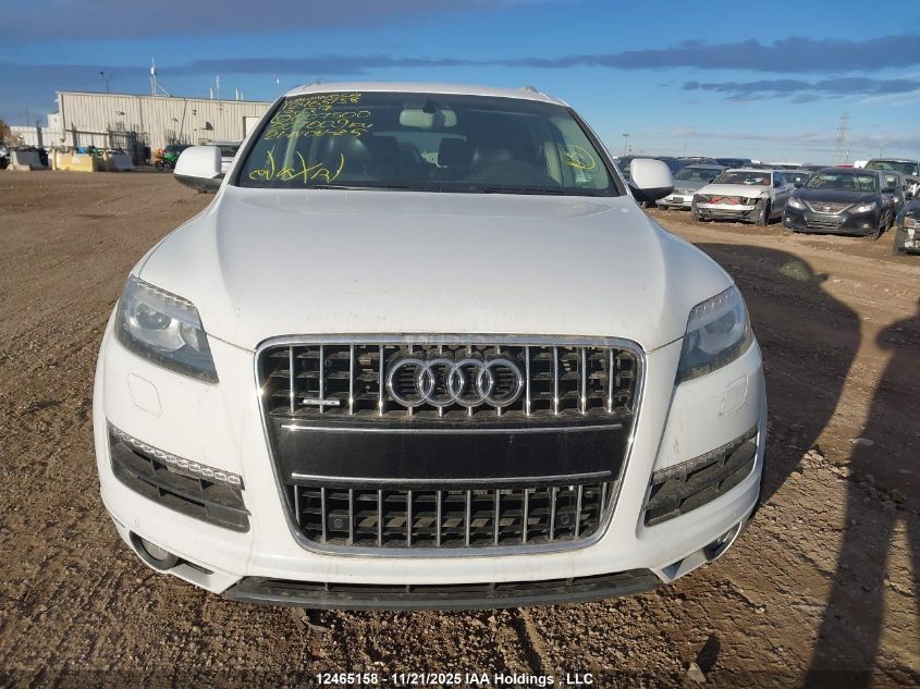 2013 Audi Q7 3.0T VIN: WA1CGCFE1DD007500 Lot: 12465158X
