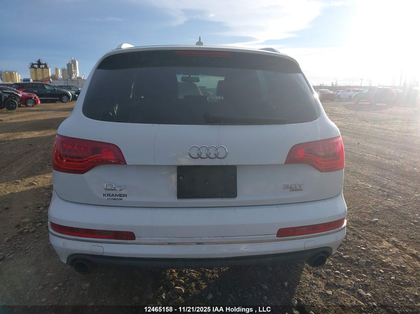 2013 Audi Q7 3.0T VIN: WA1CGCFE1DD007500 Lot: 12465158X