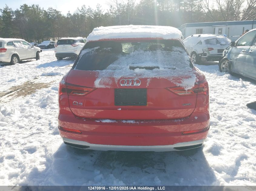 2020 Audi Q3 45 Komfort VIN: WA1AECF35L1077500 Lot: 12470916