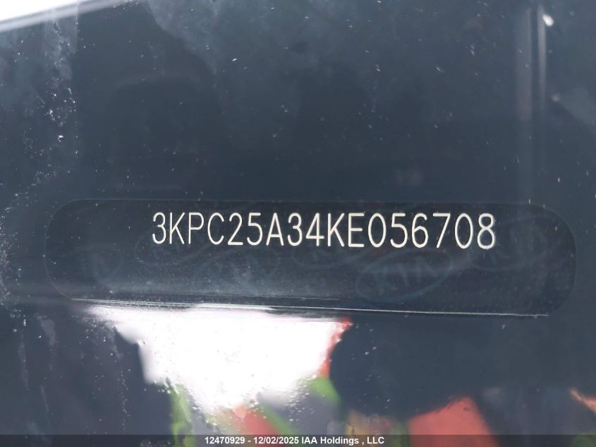 2019 Hyundai Accent Se/Sel VIN: 3KPC25A34KE056708 Lot: 12470929