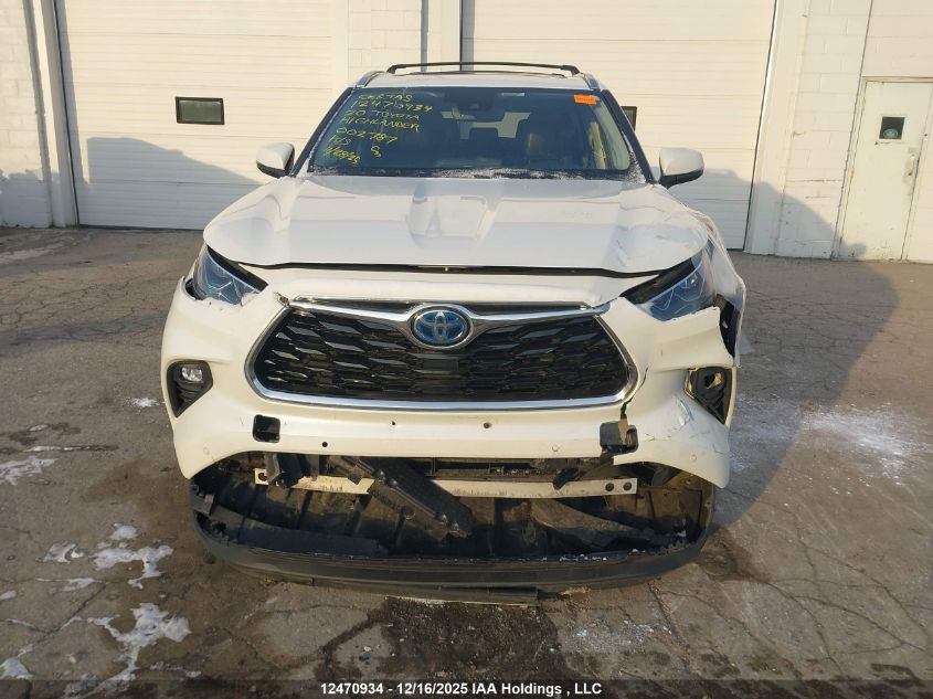 2020 Toyota Highlander Hybrid Limited VIN: 5TDDBRCH4LS002787 Lot: 12470934
