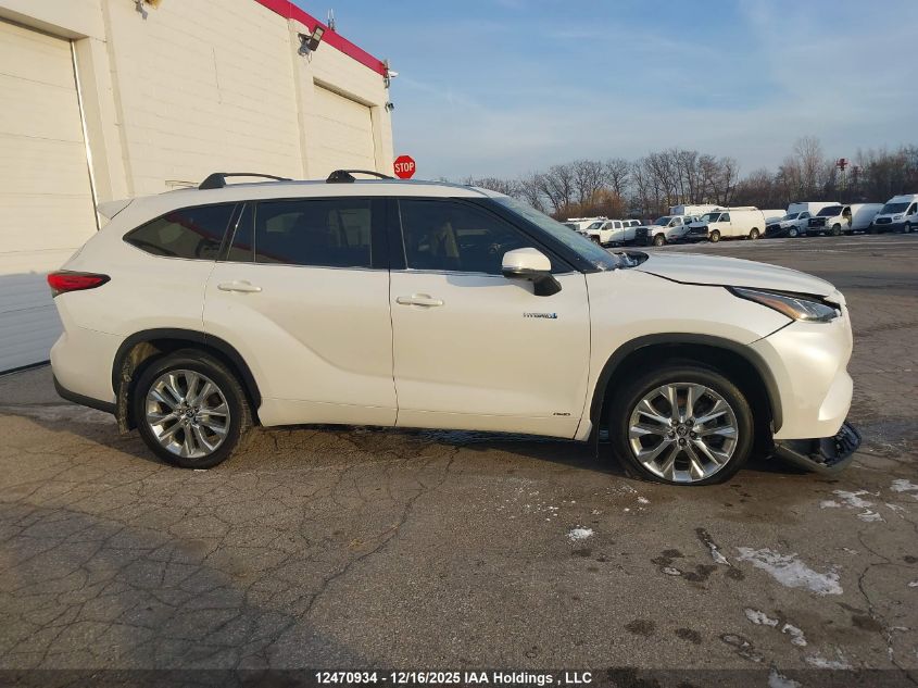 2020 Toyota Highlander Hybrid Limited VIN: 5TDDBRCH4LS002787 Lot: 12470934