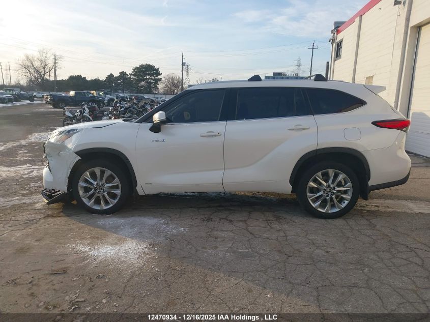 2020 Toyota Highlander Hybrid Limited VIN: 5TDDBRCH4LS002787 Lot: 12470934