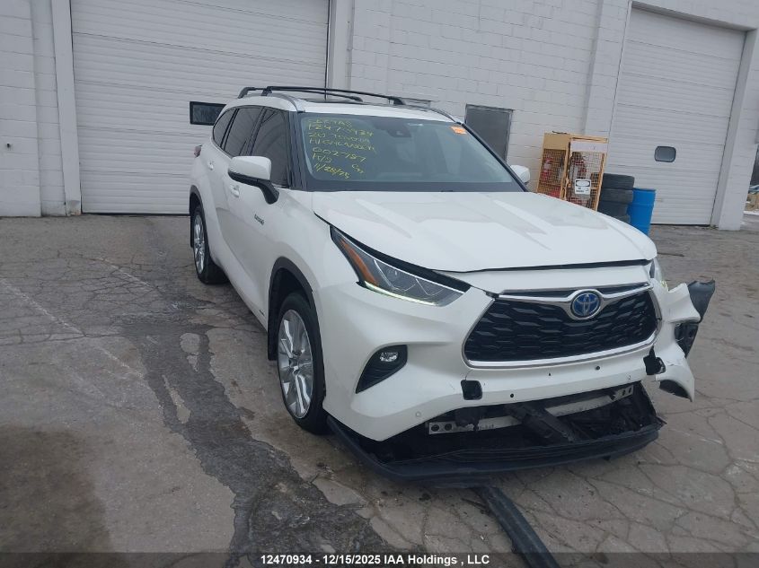 2020 Toyota Highlander Hybrid Limited VIN: 5TDDBRCH4LS002787 Lot: 12470934