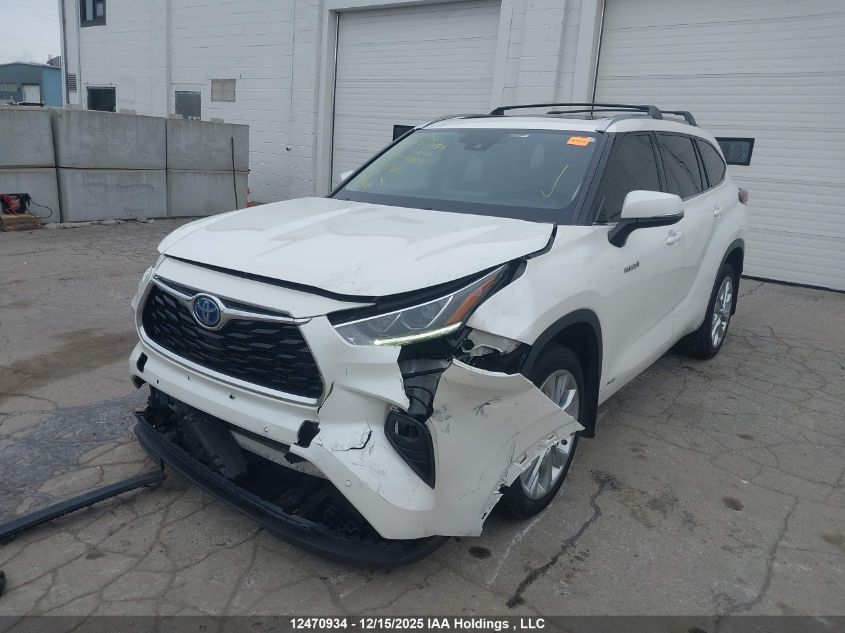 2020 Toyota Highlander Hybrid Limited VIN: 5TDDBRCH4LS002787 Lot: 12470934