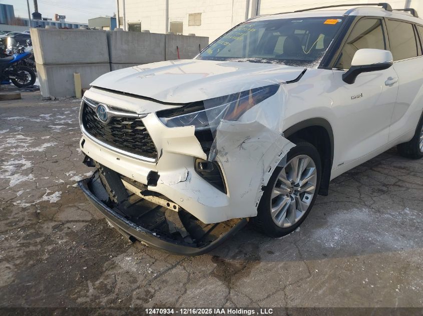 2020 Toyota Highlander Hybrid Limited VIN: 5TDDBRCH4LS002787 Lot: 12470934