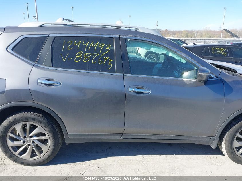 2015 Nissan Rogue S/Sl/Sv VIN: 5N1AT2MVXFC889695 Lot: 12441493X