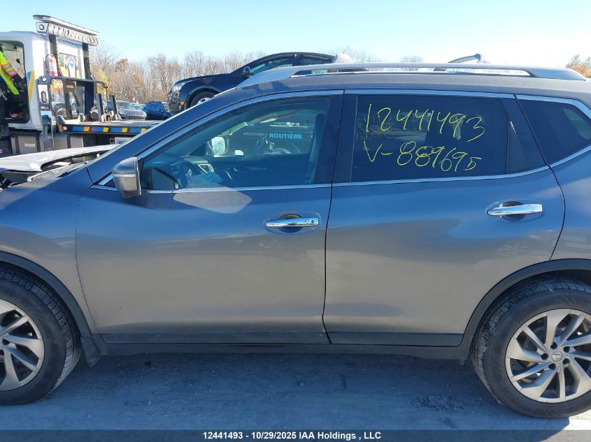 2015 Nissan Rogue S/Sl/Sv VIN: 5N1AT2MVXFC889695 Lot: 12441493X