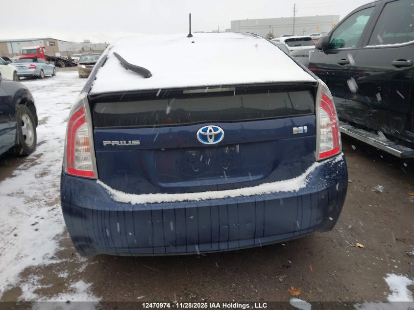 2012 Toyota Prius VIN: JTDKN3DU7C1505797 Lot: 12470974