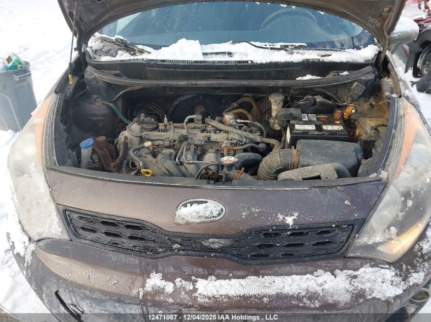 2012 Kia Rio Lx VIN: KNADM5A37C6760503 Lot: 12471087