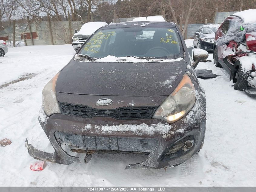 2012 Kia Rio Lx VIN: KNADM5A37C6760503 Lot: 12471087