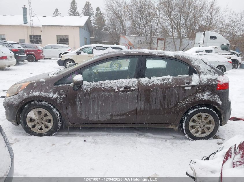 2012 Kia Rio Lx VIN: KNADM5A37C6760503 Lot: 12471087