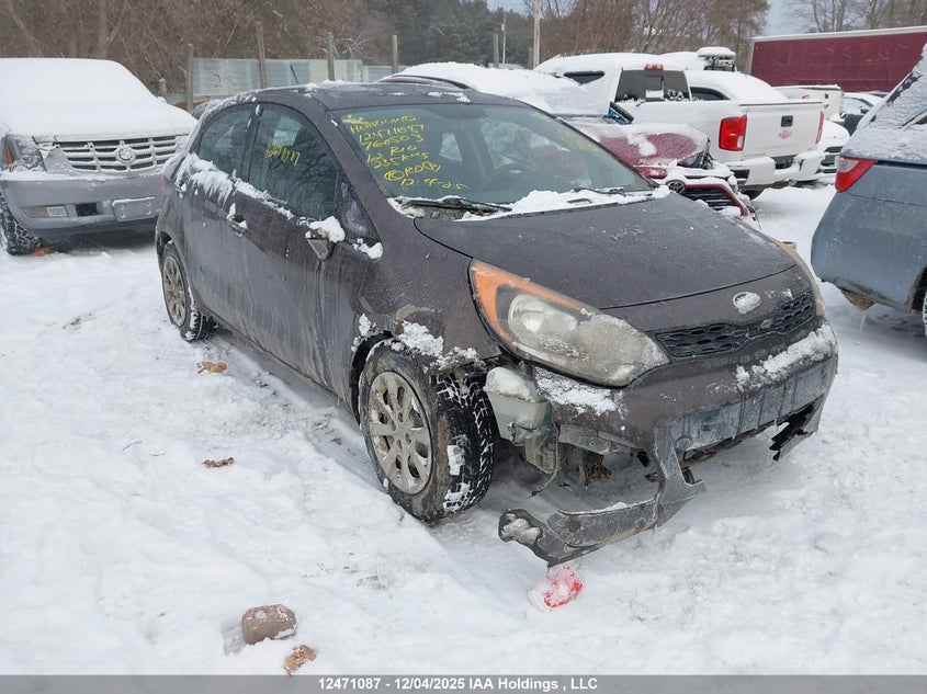 KNADM5A37C6760503 2012 Kia Rio Lx auction photo 1