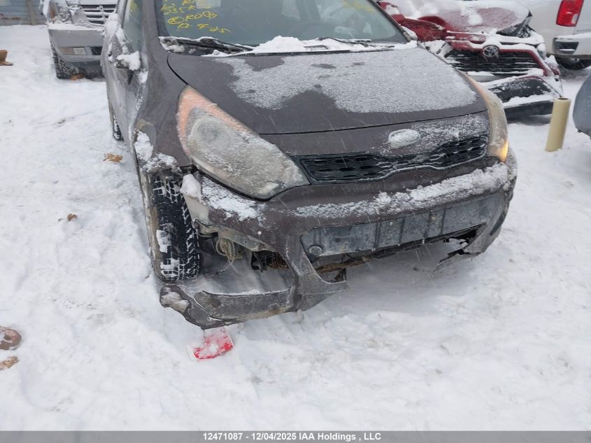 2012 Kia Rio Lx VIN: KNADM5A37C6760503 Lot: 12471087