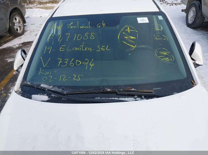 KMHD84LF9KU736024 2019 HYUNDAI ELANTRA photo no. 18