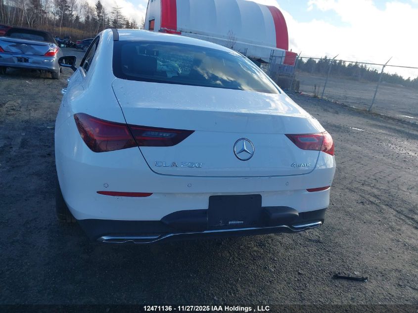 2025 Mercedes-Benz Cla 250 4Matic VIN: W1K5J4HB4SN522268 Lot: 12471136