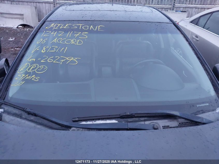 2006 Honda Accord Ex-L VIN: 1HGCM56876A813111 Lot: 12471173