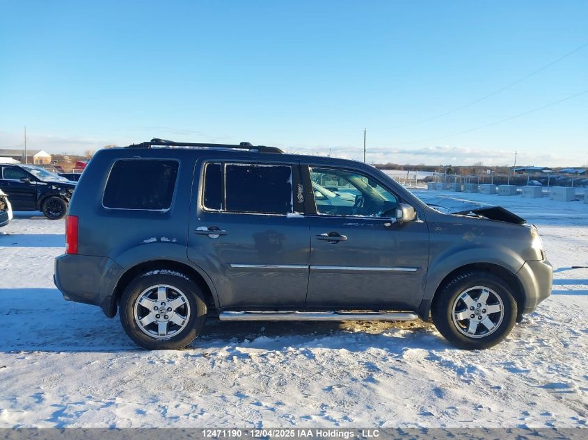 2011 Honda Pilot Touring VIN: 5FNYF4H98BB504280 Lot: 12471190