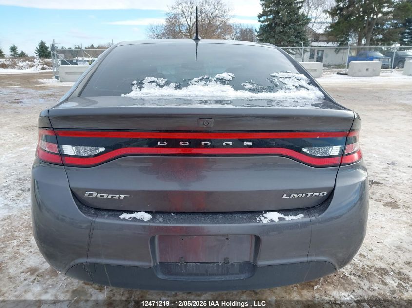2015 Dodge Dart Limited VIN: 1C3CDFCB5FD392531 Lot: 12471219