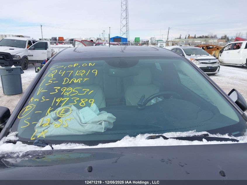 2015 Dodge Dart Limited VIN: 1C3CDFCB5FD392531 Lot: 12471219