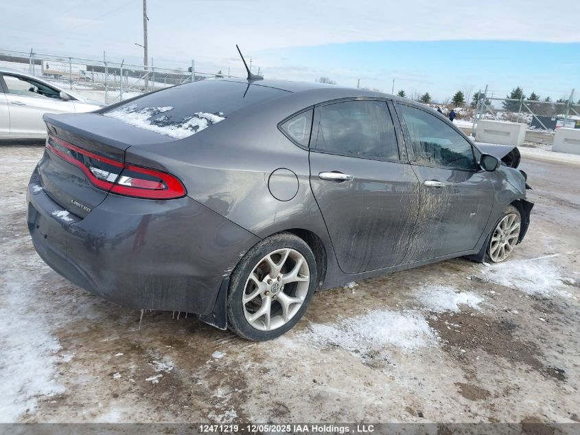 2015 Dodge Dart Limited VIN: 1C3CDFCB5FD392531 Lot: 12471219