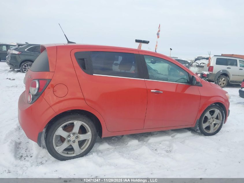 2012 Chevrolet Sonic Lt VIN: 1G1JC6SH2C4125623 Lot: 12471247