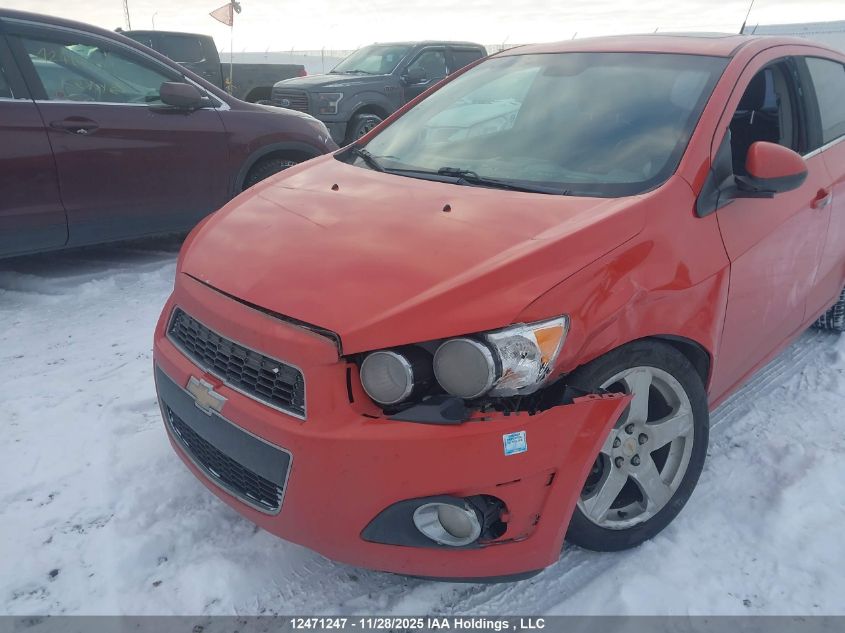 2012 Chevrolet Sonic Lt VIN: 1G1JC6SH2C4125623 Lot: 12471247