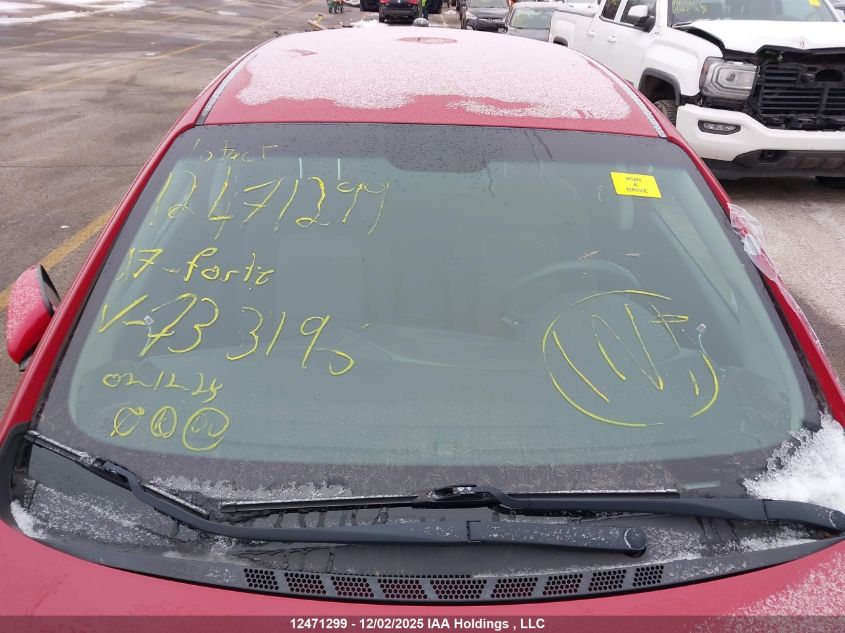 2017 Kia Forte 2.0L Ex/2.0L Ex Luxury/2.0L Lx+ VIN: KNAFK5A80H5733196 Lot: 12471299