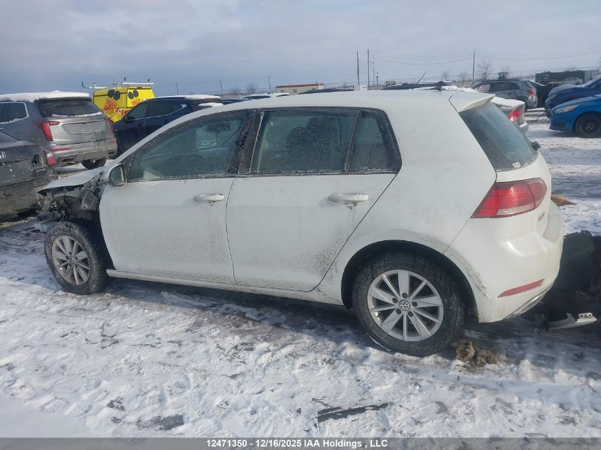 2020 Volkswagen Golf VIN: 3VWG57AU3LM017304 Lot: 12471350
