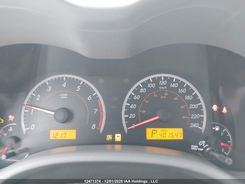 2010 Toyota Corolla Le VIN: 2T1BU4EE4AC219236 Lot: 12471374