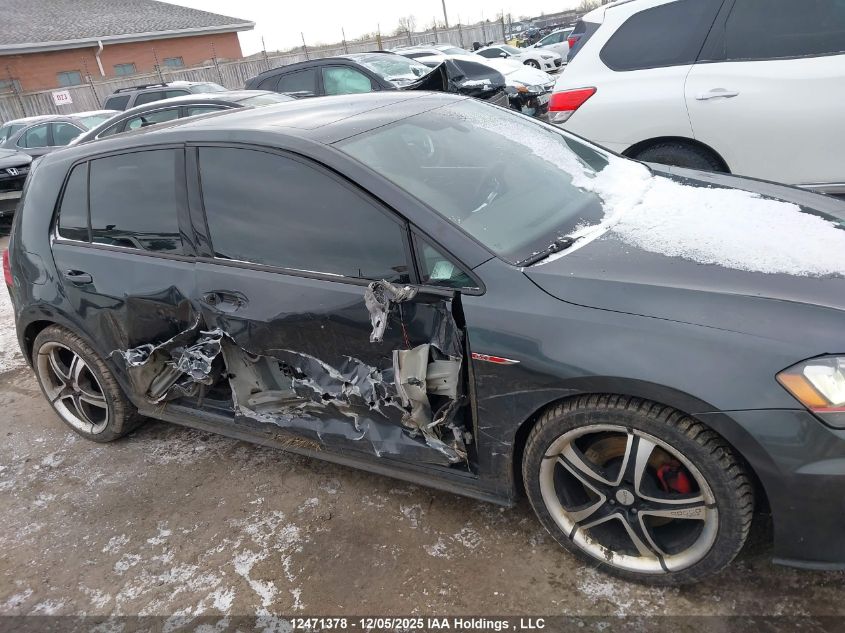 2017 Volkswagen Golf Gti VIN: 3VW4T7AU8HM028928 Lot: 12471378